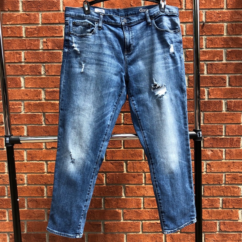 Gap girlfriend jeans.